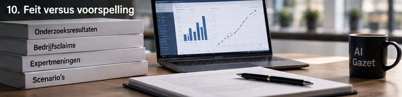 AI Gazet maakt onderscheid tussen feit en voorspelling