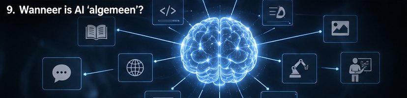 AGI: wanneer is kunstmatige intelligentie 'algemeen'?